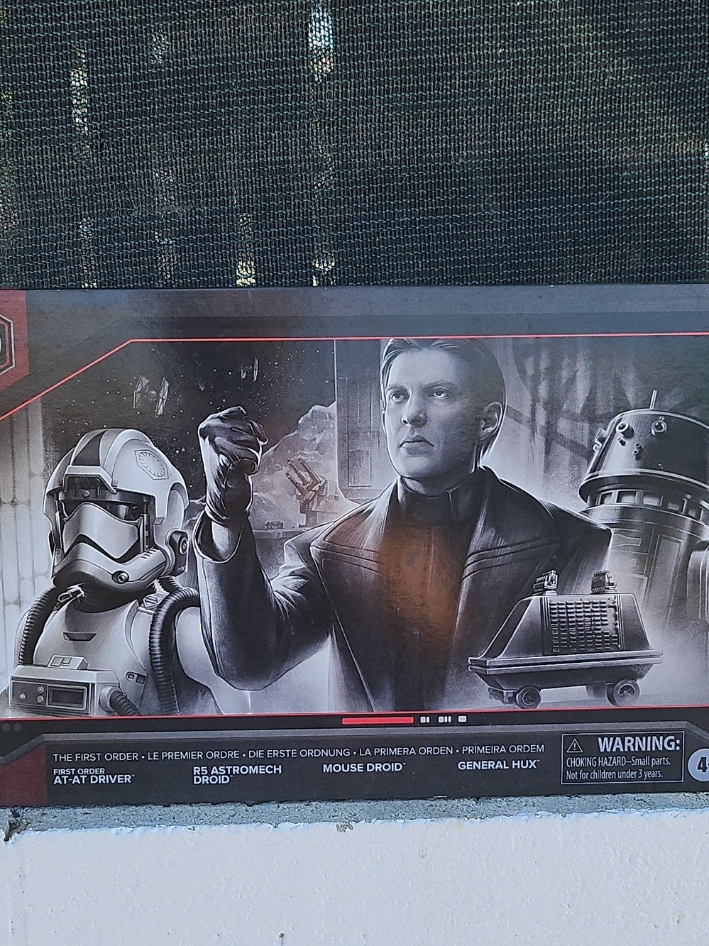 Star Wars First Order General Hux & Droid Set - Black & Gray
